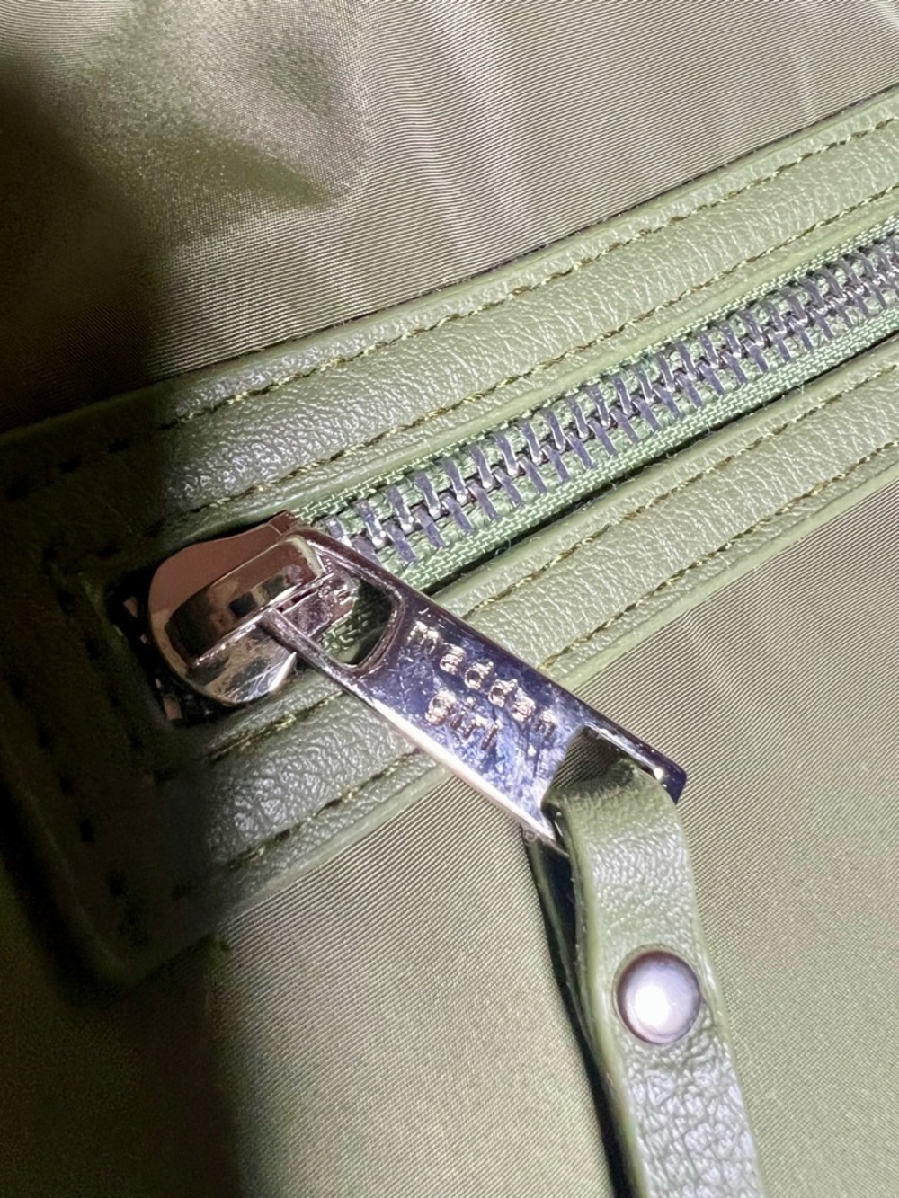 Madden Girl 2FER Unisex Nylon Olive Green Backpack, w/matching lunch tote. NWT - Picture 10 of 15